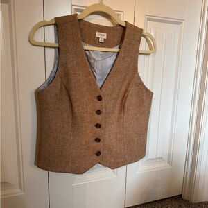 J. Crew Tan Vest